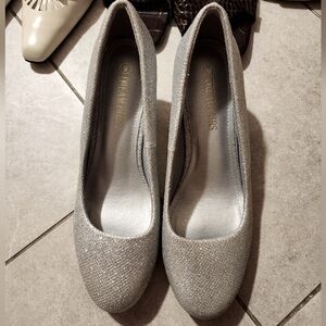 Dream Pairs Silver Flats Elegant Slip-On Loafers